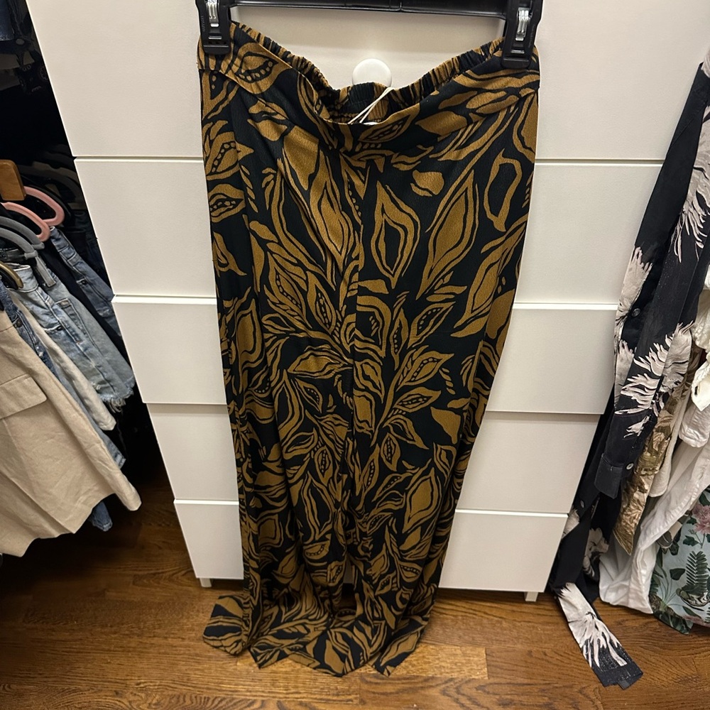 Mango Palazzo Printed Pants